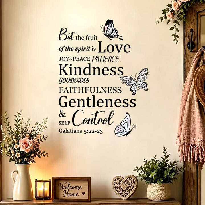 Christianartworkshop Inspirational Plastic Scripture Wall Sticker: Bearer of Soft Heavenly Warmth - image 4