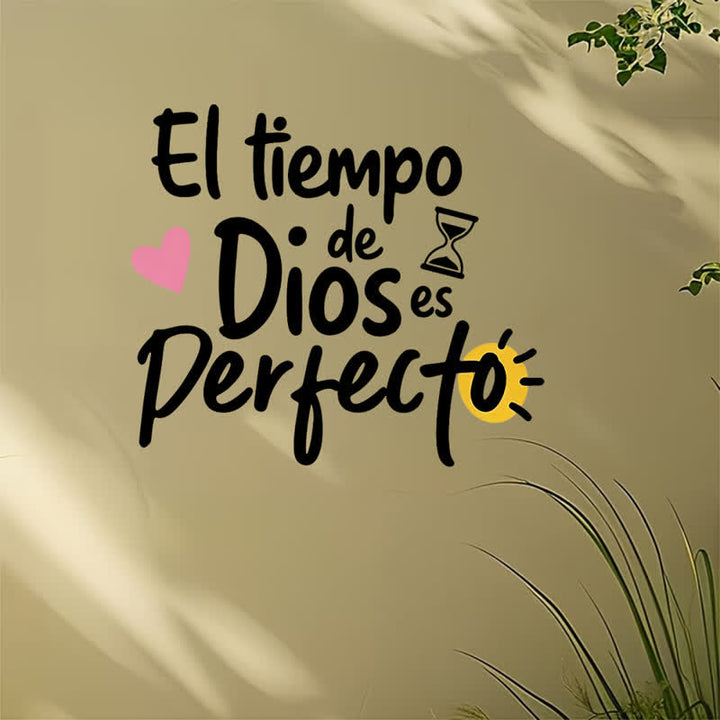 Christianartworkshop Inspirational Divine Message Plastic Wall Sticker: Icon of Warm Sacred Home Blessing - image 1