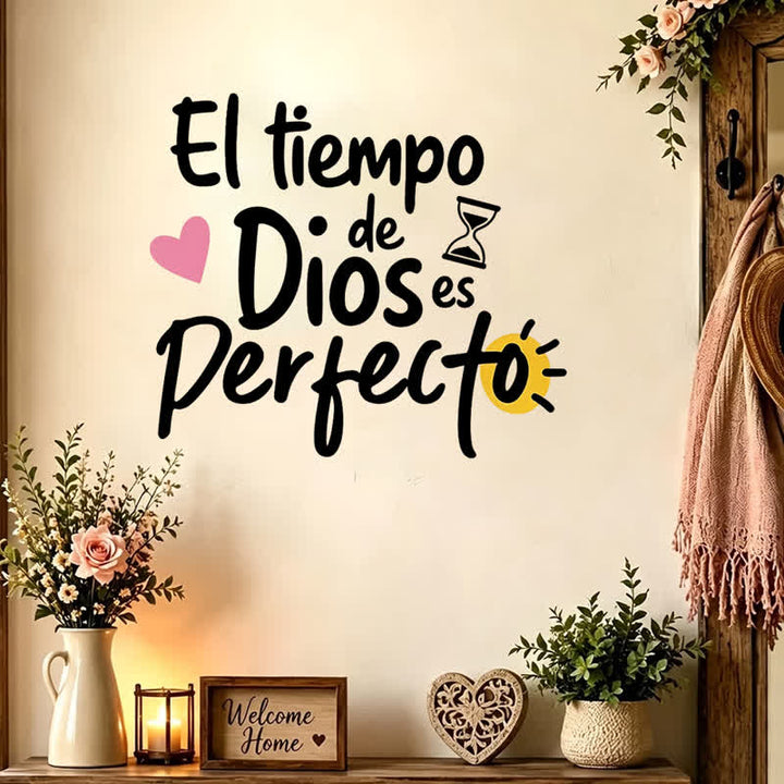 Christianartworkshop Inspirational Divine Message Plastic Wall Sticker: Icon of Warm Sacred Home Blessing - image 4
