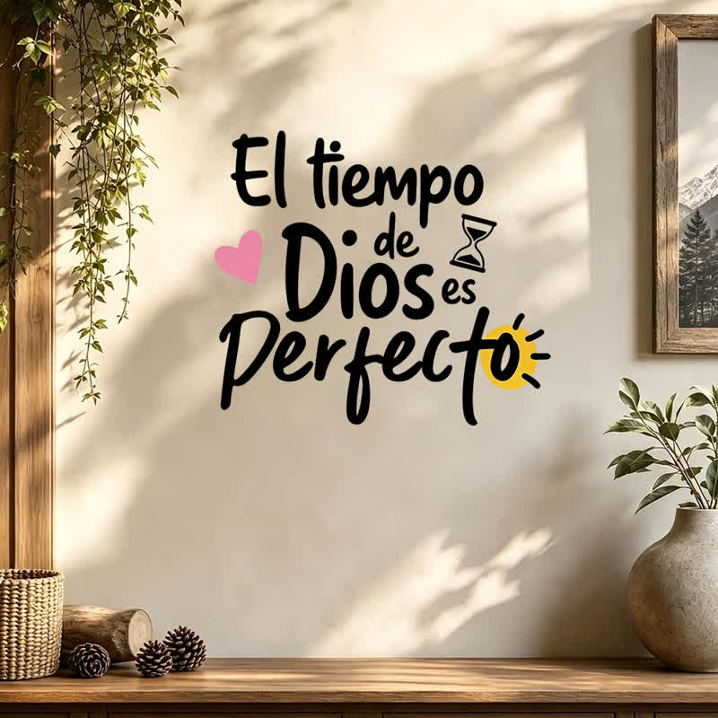 Christianartworkshop Inspirational Divine Message Plastic Wall Sticker: Icon of Warm Sacred Home Blessing - image 3