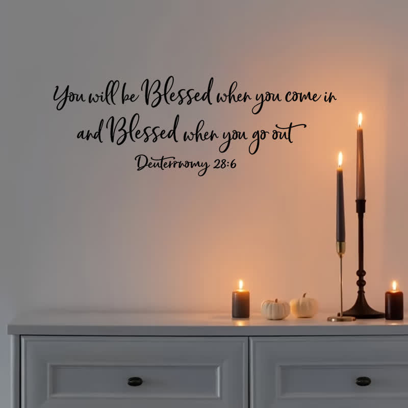 Christianartworkshop Uplifting Sacred Text Entry Wall Sticker: Bearer of Quiet Devotional Serenity - image 4