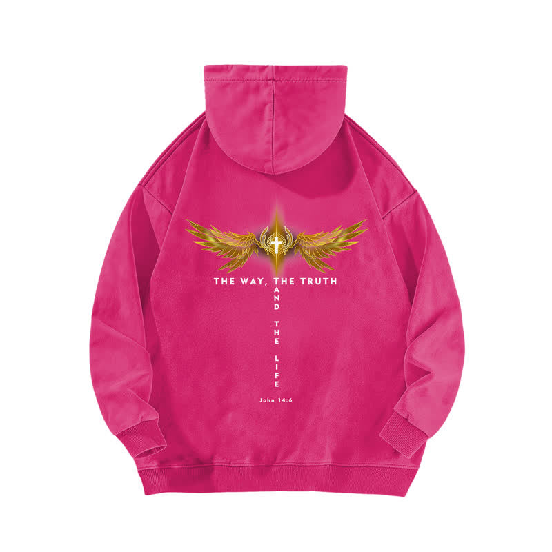 Christianartworkshop The Way The Truth And The Life Washed Hoodie - image 16