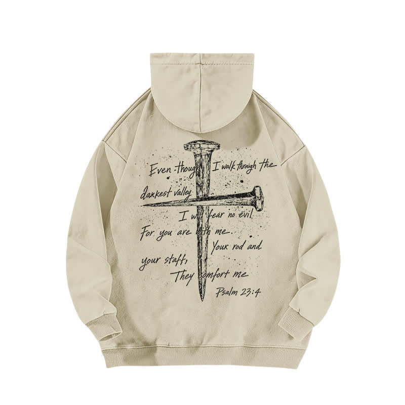 Christianartworkshop Crown Of Thorns Portrait Black Street Washed Hoodie - image 13