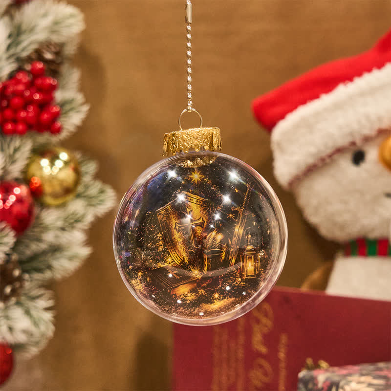 Christianartworkshop Multi-Style Sacred Print Christmas Bauble: Token of Holy Blessing & Quiet Devotion - image 16