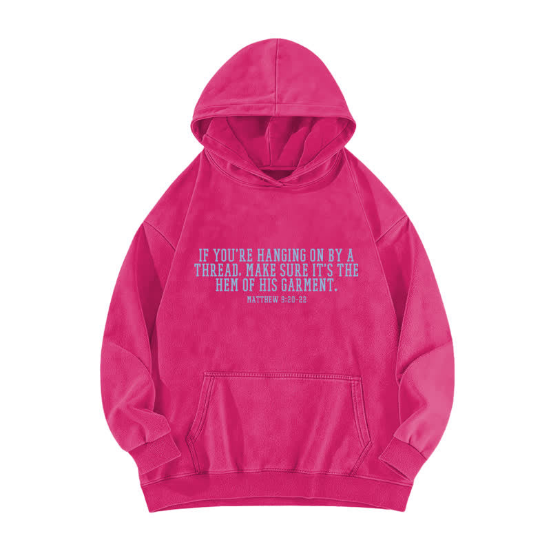 Christianartworkshop Hem Of His Garment Front And Back Washed Hoodie - image 5