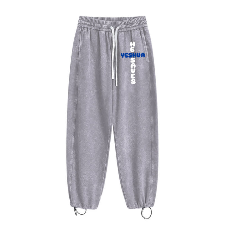 Christianartworkshop Blush Street Ease Drawstring Washed Sweatpants - image 10