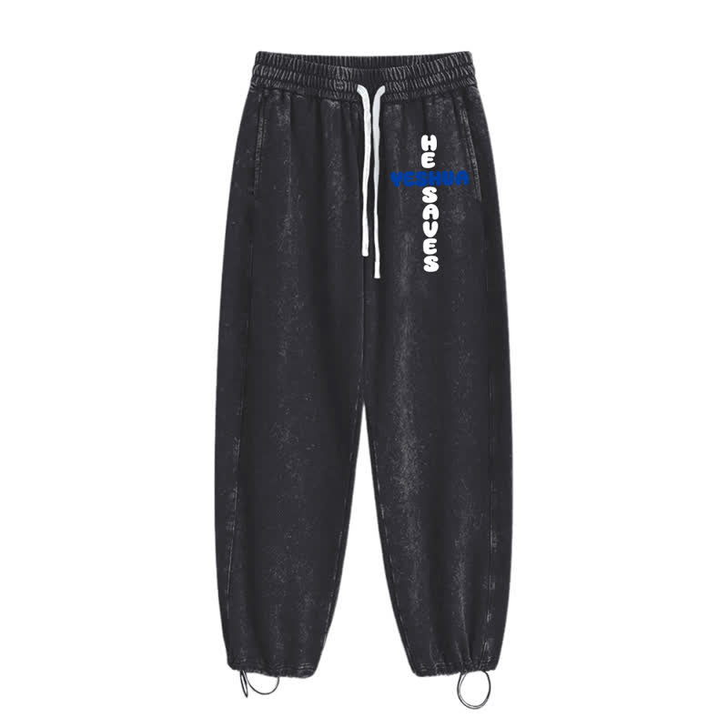Christianartworkshop Blush Street Ease Drawstring Washed Sweatpants - image 18