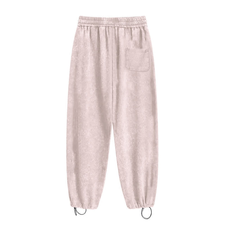 Christianartworkshop Blush Street Ease Drawstring Washed Sweatpants - image 43