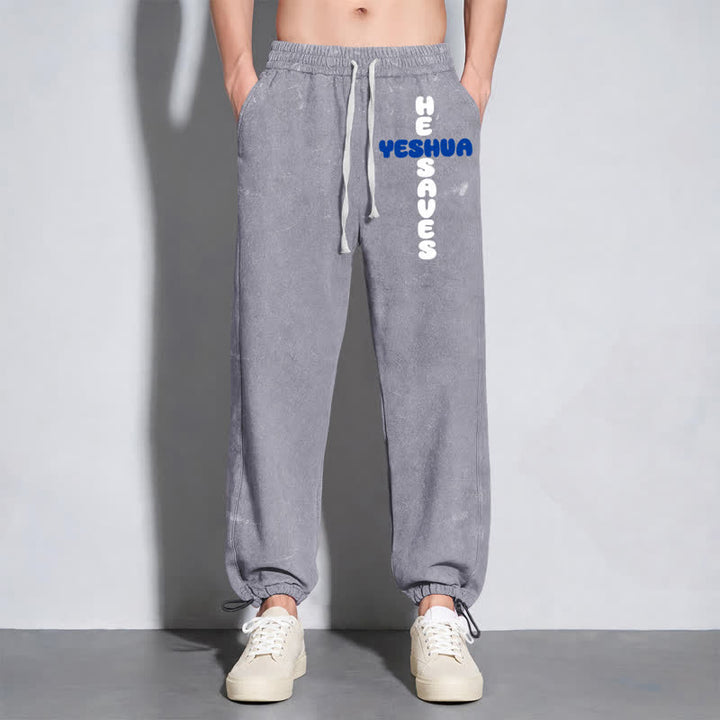 Christianartworkshop Blush Street Ease Drawstring Washed Sweatpants - image 14