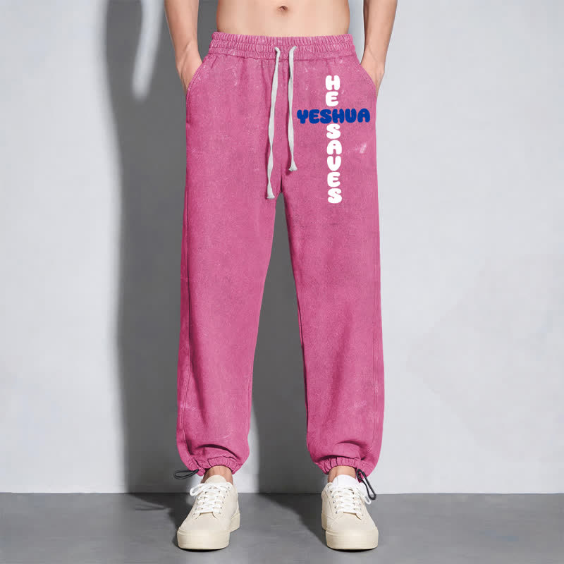 Christianartworkshop Blush Street Ease Drawstring Washed Sweatpants - image 6