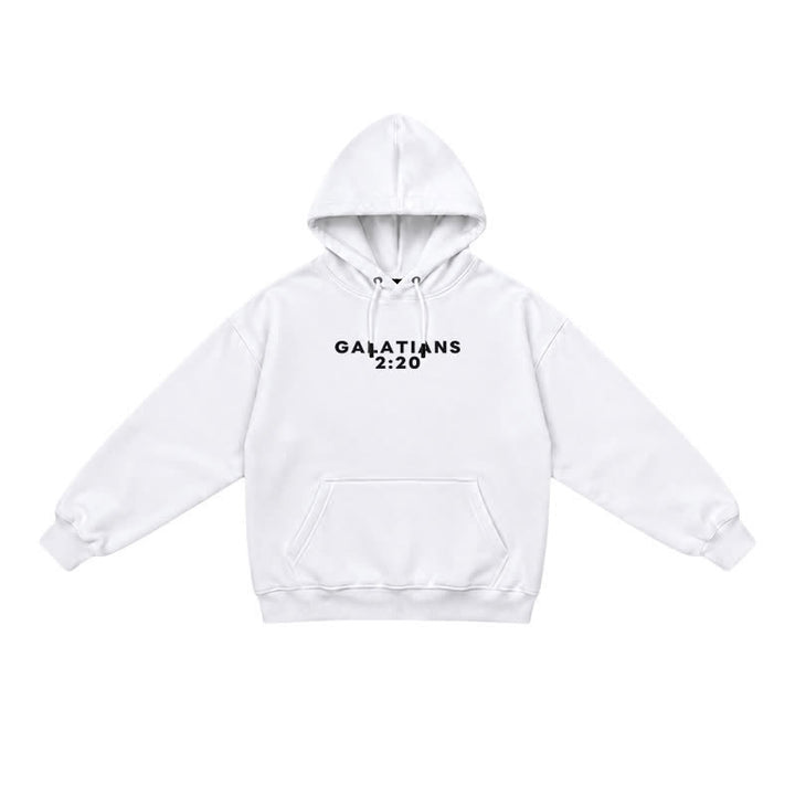 Christianartworkshop Redeemed Galatians 2:20 Statement French Terry Hoodie - image 2