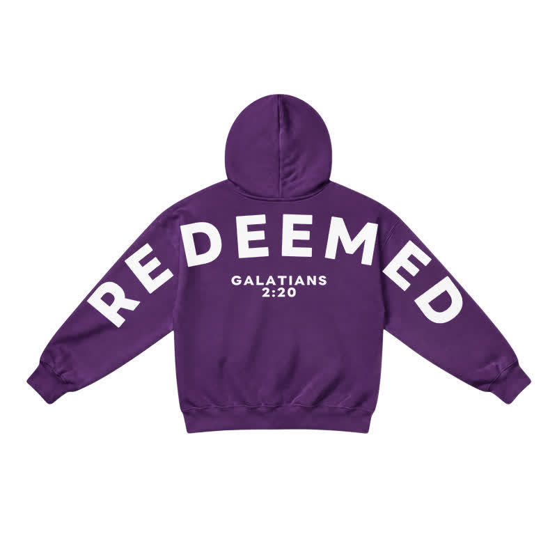 Christianartworkshop Redeemed Galatians 2:20 Statement French Terry Hoodie - image 17