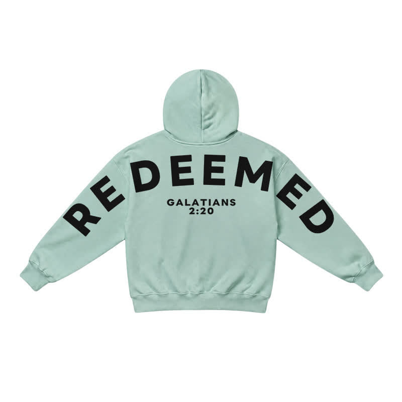 Christianartworkshop Redeemed Galatians 2:20 Statement French Terry Hoodie - image 35