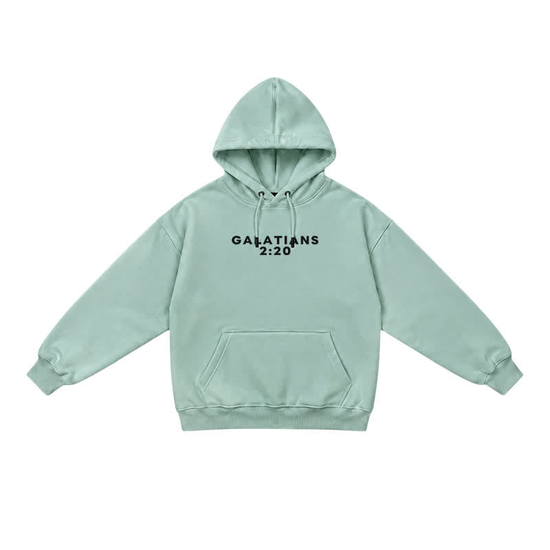 Christianartworkshop Redeemed Galatians 2:20 Statement French Terry Hoodie - image 36