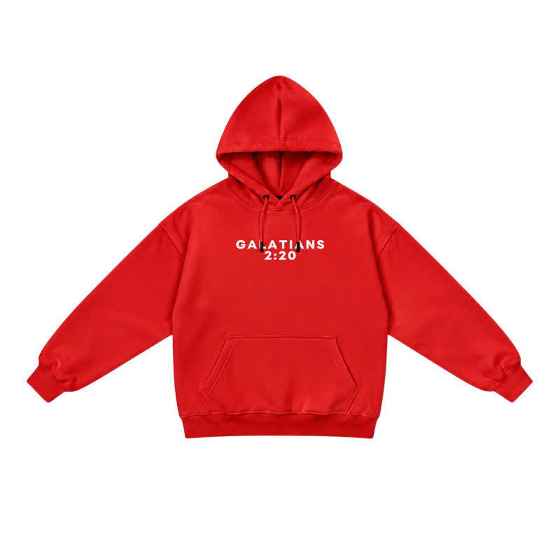 Christianartworkshop Redeemed Galatians 2:20 Statement French Terry Hoodie - image 15