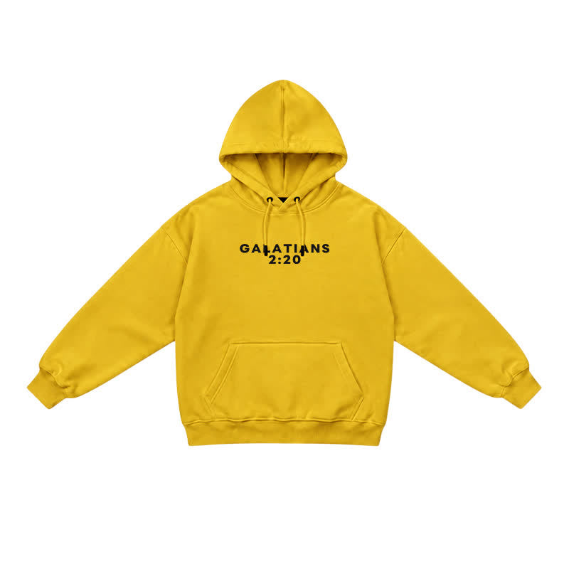 Christianartworkshop Redeemed Galatians 2:20 Statement French Terry Hoodie - image 27