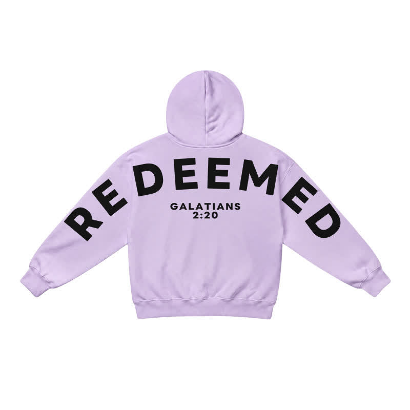 Christianartworkshop Redeemed Galatians 2:20 Statement French Terry Hoodie - image 29