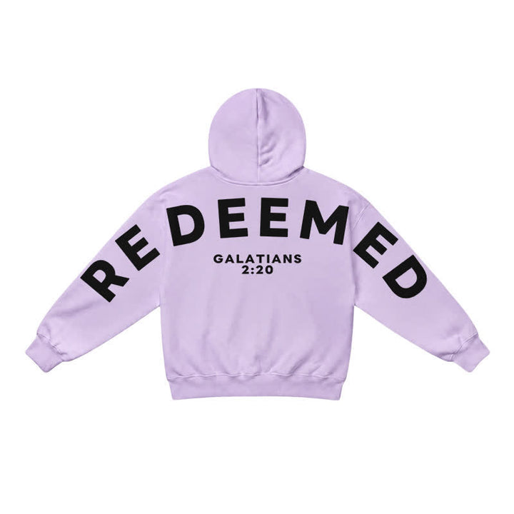 Christianartworkshop Redeemed Galatians 2:20 Statement French Terry Hoodie - image 29